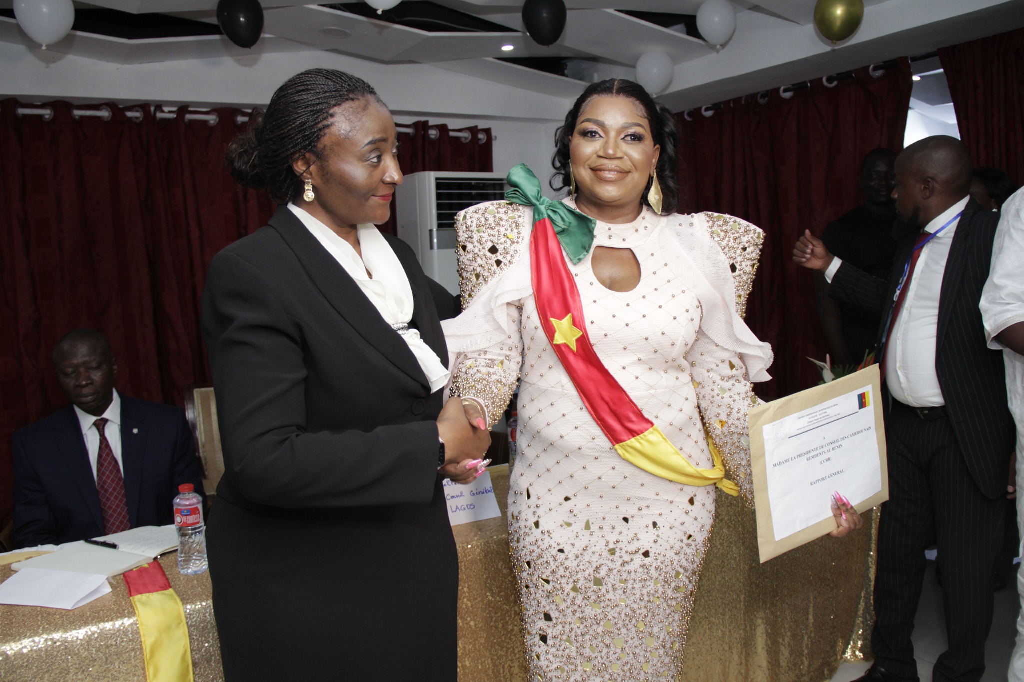 Journée d'investiture ( Vendredi 16 Juin 2023 ) de la Présidente et du Vice President de La CCRB par son Excellence Madame la Consul de Lagos