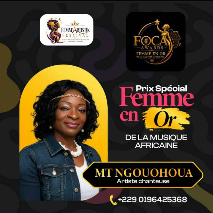 FOCA AWARDS / FEMME EN OR / MT NGOUOHOUA – MOLO MOLO