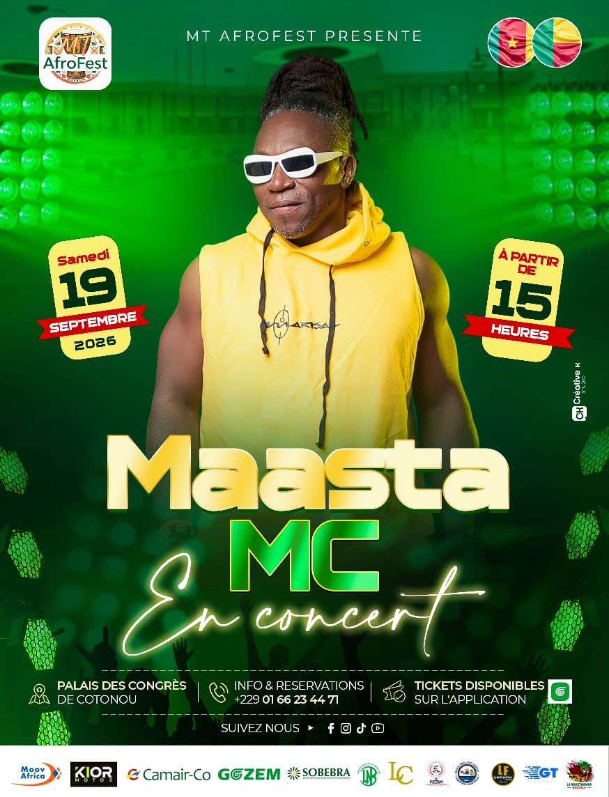 MAASTA MC : CONCERT DE PETIT PAYS À COTONOU — LA MAAASTAMANIA DIGITALE